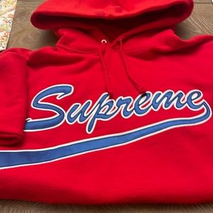 Another SUPREME authentic Medium hoodie. Worn maybe 2 hours.